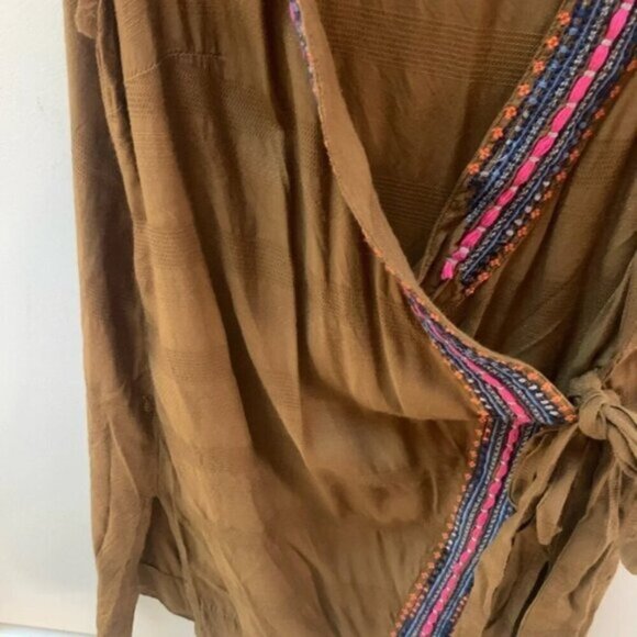 Anthropologie Maeve Liviana Tunic Wrap Sleeveless Top XS - Picture 9 of 11